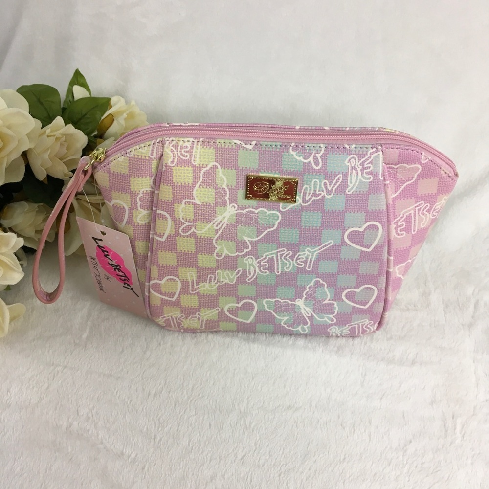 Luv Betsey Betsey Johnson Clutch MakeUp Travel Bag